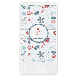 Winter Snowman Guest Paper Towels - Full Color