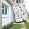 Winter Snowman House Flags - Double Sided - LIFESTYLE