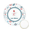 Winter Snowman Icing Circle - Small - Front