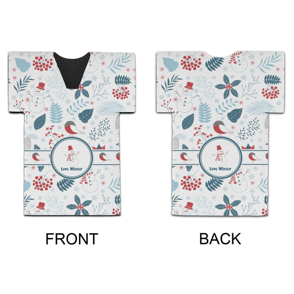 Winter Snowman Jersey Bottle Cooler - APPROVAL