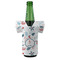 Winter Snowman Jersey Bottle Cooler - FRONT (on bottle)