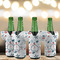 Winter Snowman Jersey Bottle Cooler - Set of 4 - LIFESTYLE