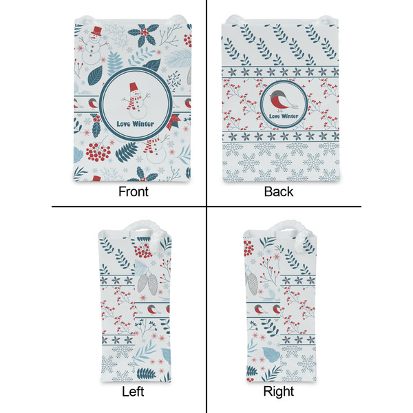 Winter Snowman Jewelry Gift Bag - Matte - Approval