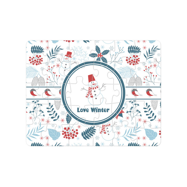 Custom Winter Snowman Jigsaw Puzzles