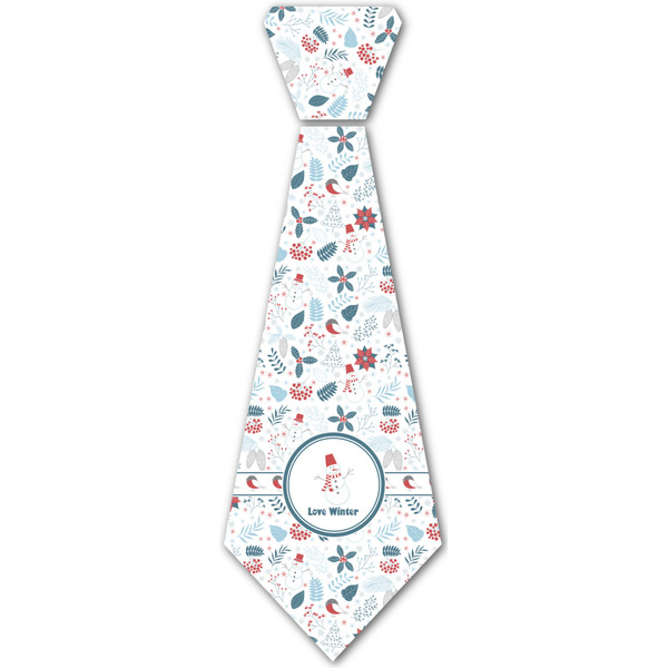 Custom Winter Snowman Iron On Tie - 4 Sizes