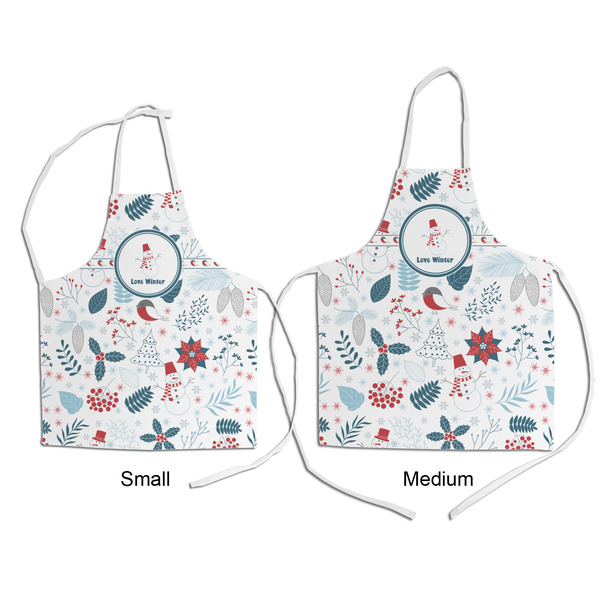 Winter Snowman Kid's Aprons - Comparison
