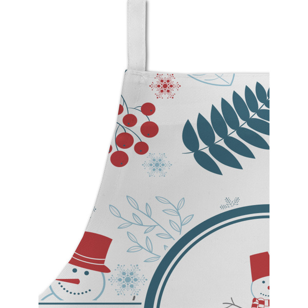 Winter Snowman Kid's Aprons - Detail