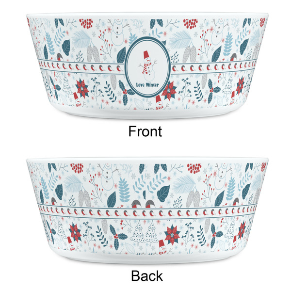 Winter Snowman Kids Bowls - APPROVAL
