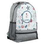 Winter Snowman Backpack - Grey