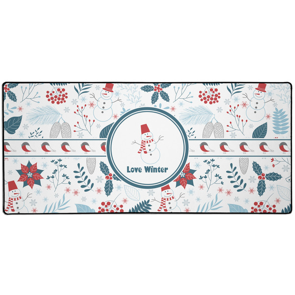 Custom Winter Snowman Gaming Mouse Pad