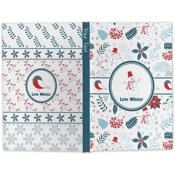 Winter Snowman Large Hard Cover Journal - Apvl