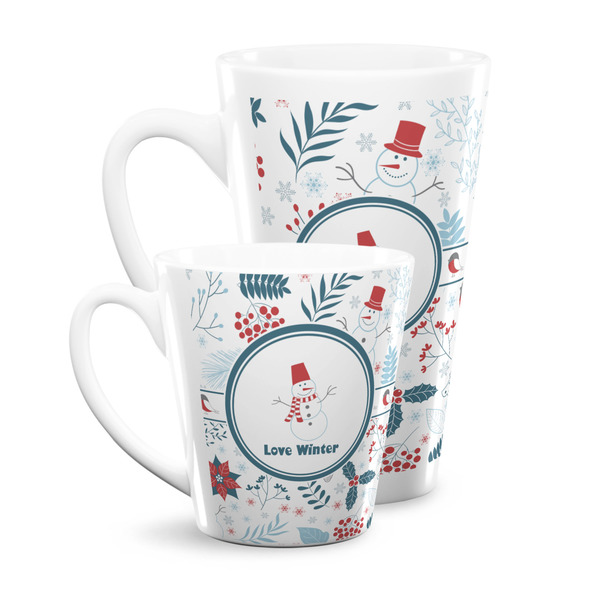 Winter Snowman Latte Mugs Main