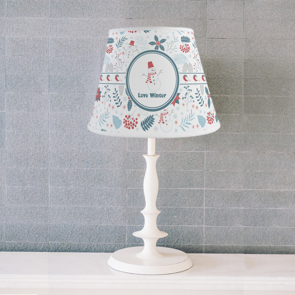 Winter Snowman Poly Film Empire Lampshade - Lifestyle