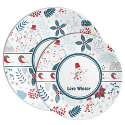 Winter Melamine Plate (Personalized)