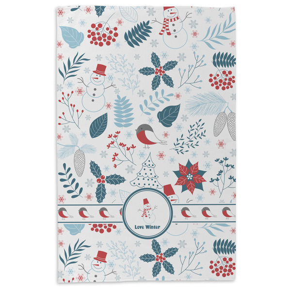 Winter Snowman Microfiber Dish Towel - APPROVAL