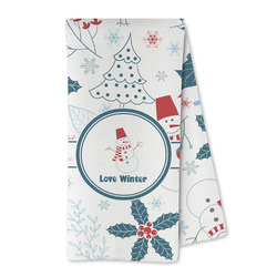 Winter Snowman Kitchen Towel - Microfiber