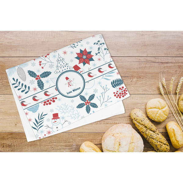 Winter Snowman Microfiber Kitchen Towel - LIFESTYLE