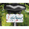 Winter Snowman Mini License Plate on Bicycle - LIFESTYLE Two holes