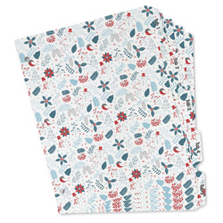Winter Snowman Binder Tab Divider Set