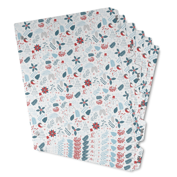 Winter Snowman Page Dividers - Set of 6 - Main/Front