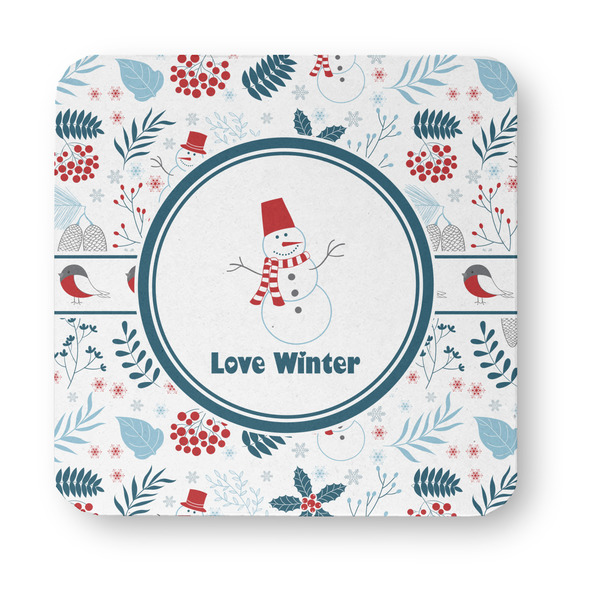 Winter Snowman Paper Coasters - Approval