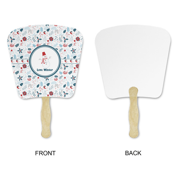 Winter Snowman Paper Fans - Approval