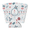 Winter Snowman Party Cup Sleeves - with bottom - FRONT