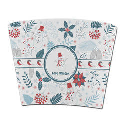 Winter Snowman Party Cup Sleeve - without bottom