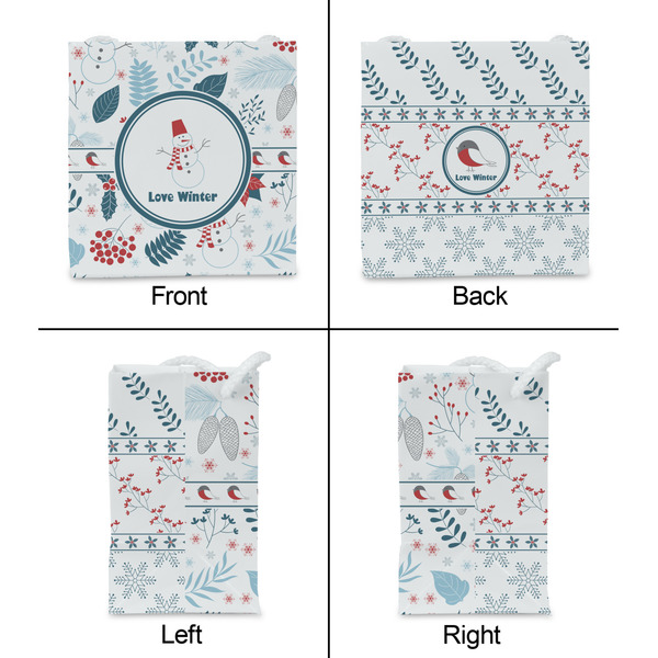 Winter Snowman Party Favor Gift Bag - Matte - Approval
