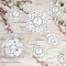 Winter Snowman Party Supplies Combination Image - All items - Plates, Coasters, Fans