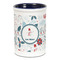 Winter Snowman Ceramic Pencil Holders - Blue