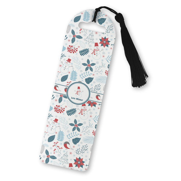 Custom Winter Snowman Plastic Bookmark