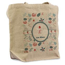 Winter Snowman Reusable Cotton Grocery Bag
