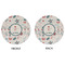 Winter Snowman Round Linen Placemats - APPROVAL (double sided)