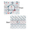 Winter Snowman Security Blanket - Front & Back View