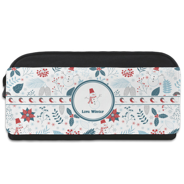 Custom Winter Snowman Shoe Bag