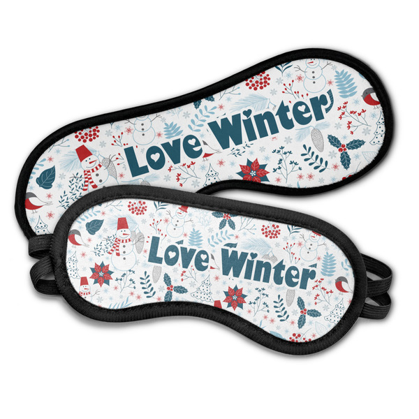 Winter Snowman Sleeping Eye Masks - PARENT