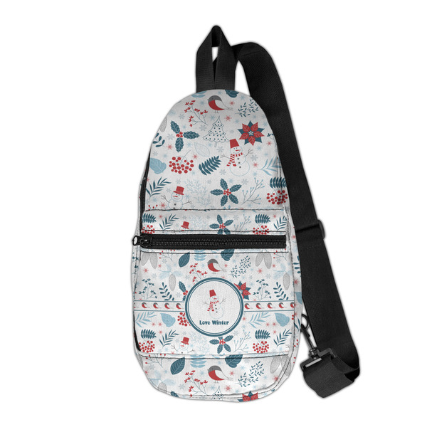 Custom Winter Snowman Sling Bag