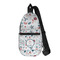 Winter Snowman Sling Bag - Front View