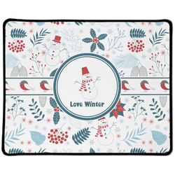 Winter Snowman Large Gaming Mouse Pad - 12.5" x 10"