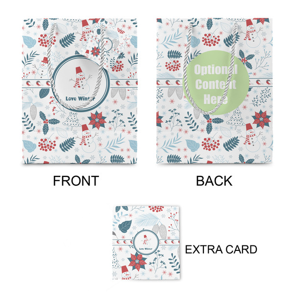 Winter Snowman Small Gift Bag - Approval