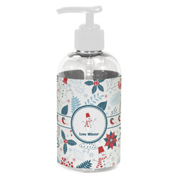 Winter Snowman Plastic Soap / Lotion Dispenser (8 oz - Small - White)