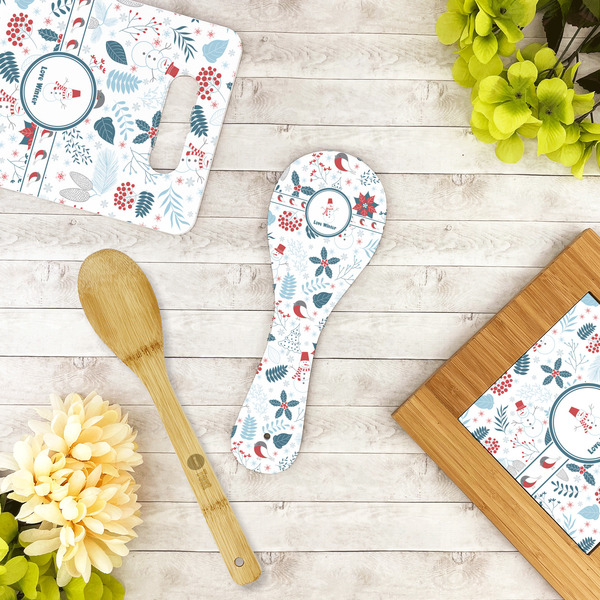 Winter Snowman Spoon Rest Trivet - LIFESTYLE