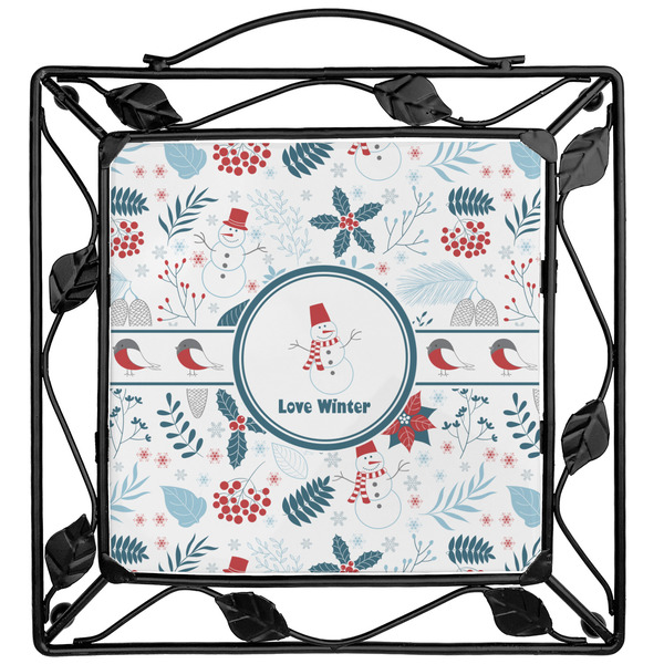 Custom Winter Square Trivet (Personalized)