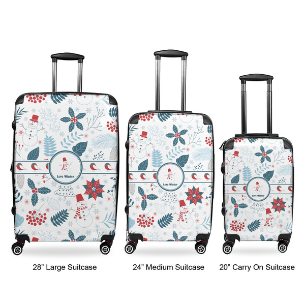 Winter Snowman Suitcase Set 1 - APPROVAL