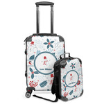 Winter Snowman Kids 2-Piece Luggage Set - Suitcase & Backpack