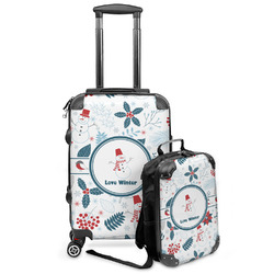 Winter Snowman Kids 2-Piece Luggage Set - Suitcase & Backpack