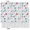 Winter Snowman Tissue Paper - Lightweight - Large - Front & Back