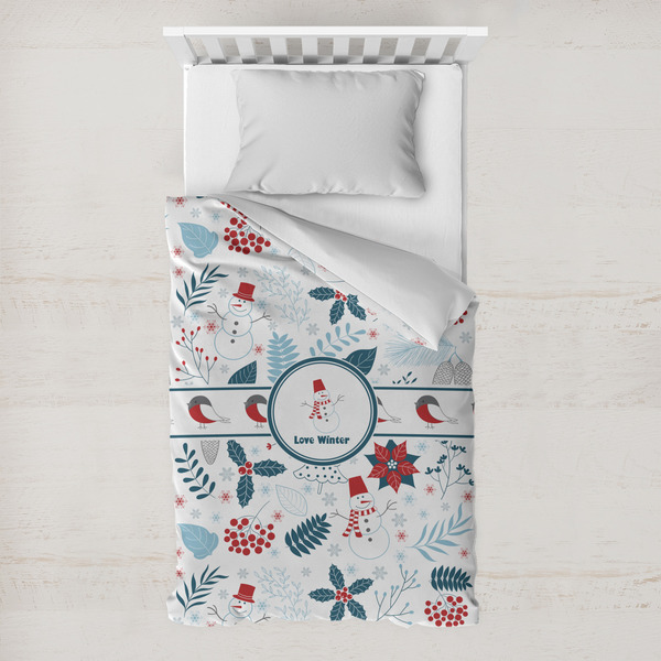 Custom Winter Toddler Duvet Cover