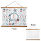 Winter Snowman Wall Hanging Tapestry - Landscape - APPROVAL